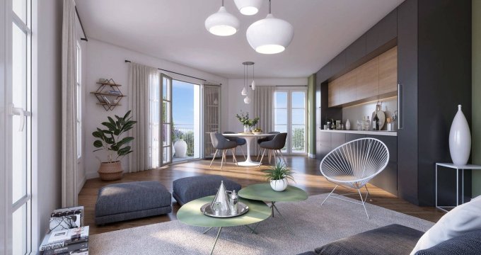 Achat / Vente appartement neuf Bron à 20 min en bus de la Part-Dieu (69500) - Réf. 12466
