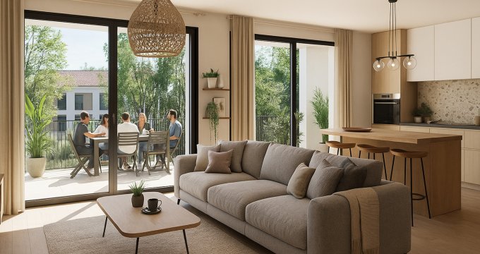 Achat / Vente appartement neuf Communay environnement verdoyant proche mairie (69360) - Réf. 13429