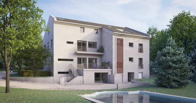 Achat / Vente appartement neuf La Tour-de-Salvagny Déficit Foncier/LMNP proche parc (69890) - Réf. 8566