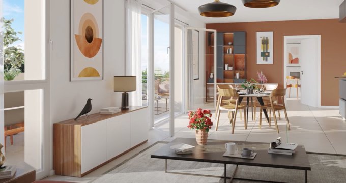 Achat / Vente appartement neuf Neuville-sur-Saône à 11 minutes en train de la Part-Dieu (69250) - Réf. 12764