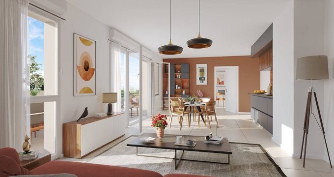 Achat / Vente appartement neuf Sain-Bel à 500 mètres de la gare (69210) - Réf. 12454