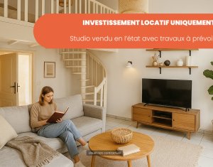 Achat / Vente appartement neuf Oullins INVESTISSEMENT studio vendu en l’état travaux à prévoir (69600) - Réf. 13337