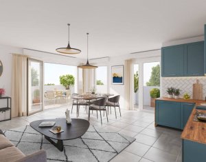 Achat / Vente appartement neuf Vénissieux à 20 min du parc Blandan en bus C12 (69200) - Réf. 11554