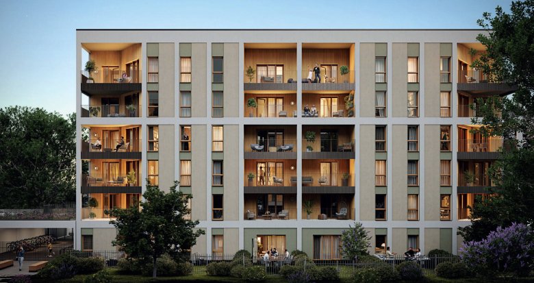 Achat / Vente appartement neuf Bron à 20 min en bus de la Part-Dieu (69500) - Réf. 12466