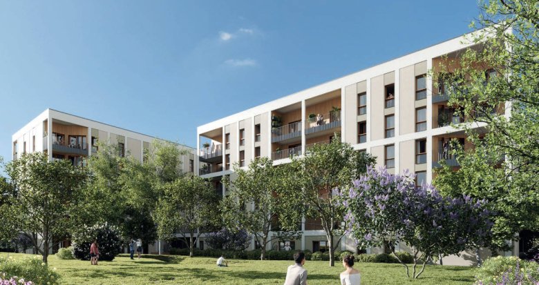 Achat / Vente appartement neuf Bron à 20 min en bus de la Part-Dieu (69500) - Réf. 12466