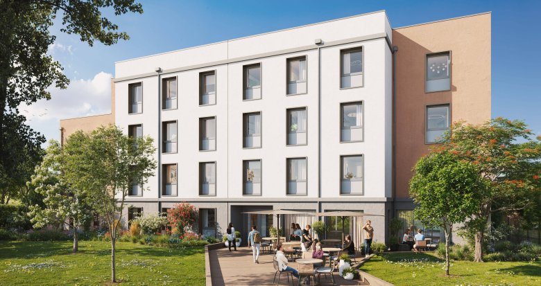 Achat / Vente appartement neuf Bron résidence étudiante à 20 min de Bellecour en transports (69500) - Réf. 12333