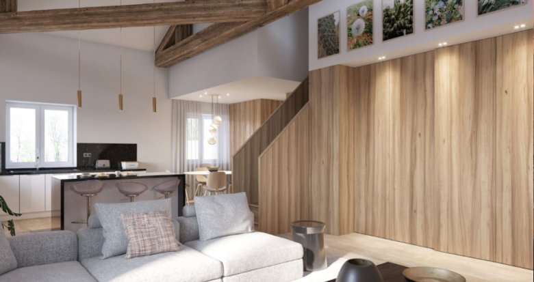 Achat / Vente appartement neuf Collonges-au-Mont-d’Or entre berges de Saône et Mairie (69660) - Réf. 8360