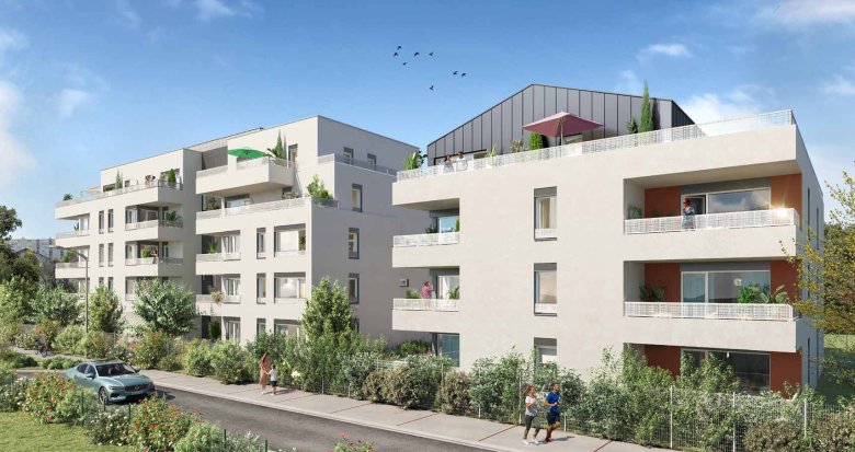 Achat / Vente appartement neuf Corbas à 20 minutes en voiture de Lyon (69960) - Réf. 9541