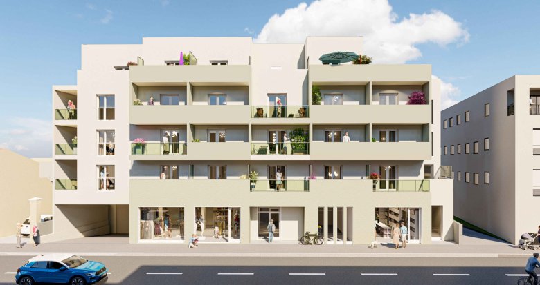 Achat / Vente appartement neuf Feyzin à 5 min à pied de la gare (69320) - Réf. 8213