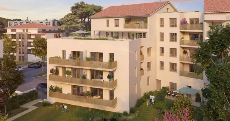 Achat / Vente appartement neuf Fontaines-sur-Saône à 30 min du Parc de la Tête d’Or (69270) - Réf. 13186