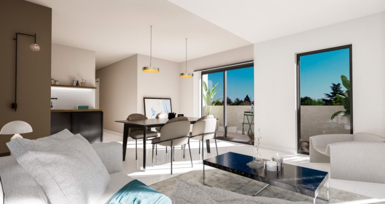 Achat / Vente appartement neuf Fontaines-sur-Saône vues sur les Monts d'Or (69270) - Réf. 9484