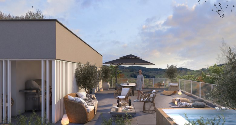 Achat / Vente appartement neuf Francheville à 15 min de Lyon centre (69340) - Réf. 8578