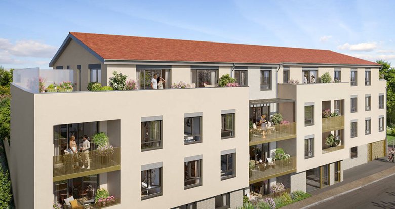 Achat / Vente appartement neuf Genas à 25 minutes de Lyon (69740) - Réf. 12669
