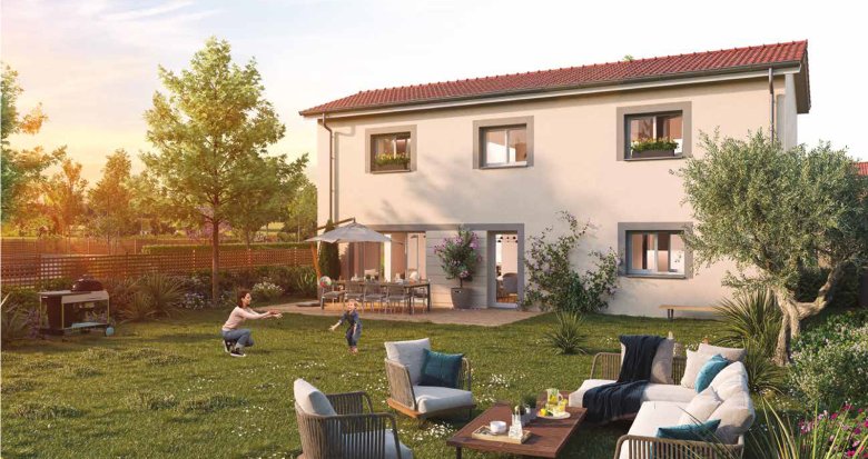 Achat / Vente appartement neuf Genas quartier résidentiel proche centre et aéroport (69740) - Réf. 12738