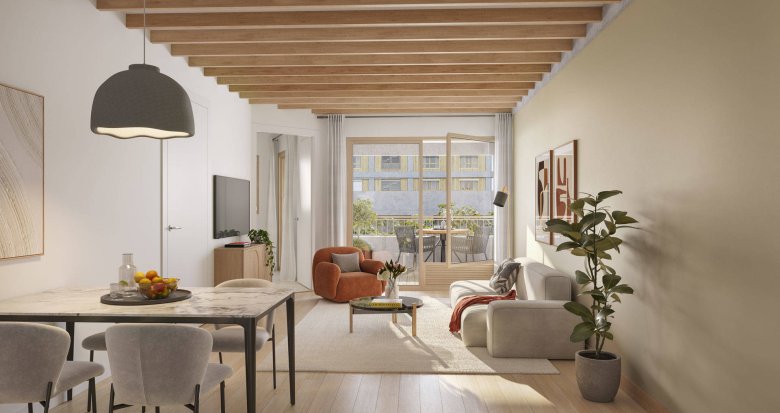 Achat / Vente appartement neuf Lyon 02 quartier Confluence à moins de 300m du T1/ T2 (69002) - Réf. 12272
