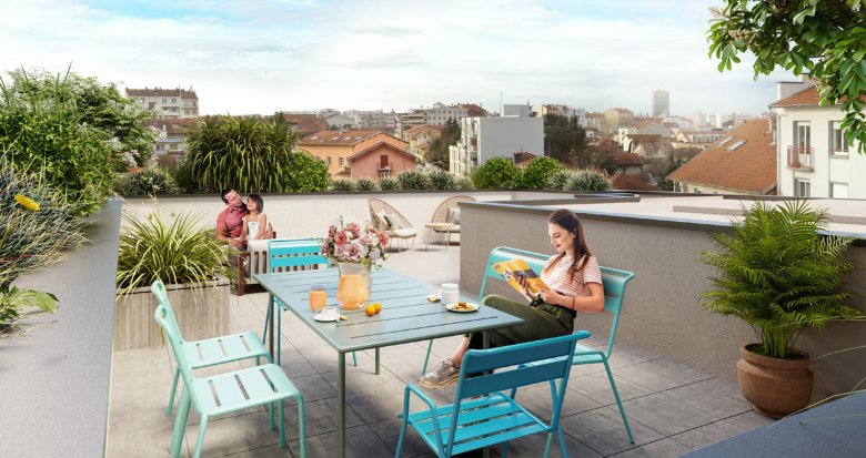 Achat / Vente appartement neuf Lyon 03 secteur Monchat proche Parc Bazin (69003) - Réf. 13731