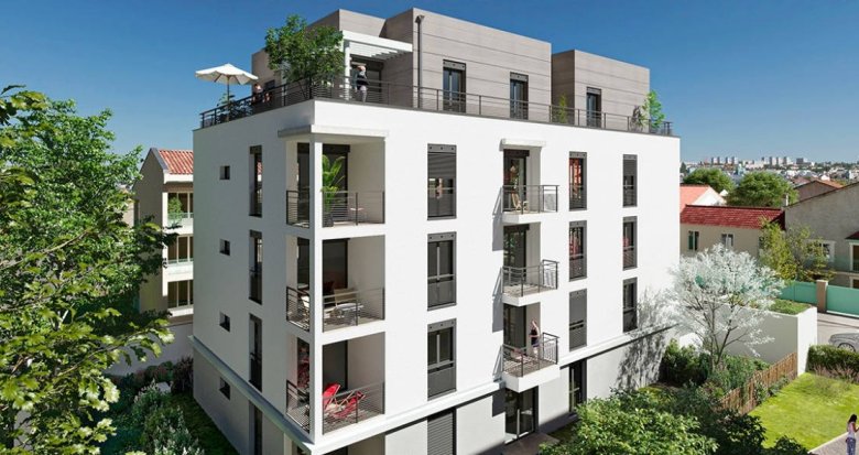 Achat / Vente appartement neuf Lyon 08 à deux pas du métro D Mermoz Pinel (69008) - Réf. 6256