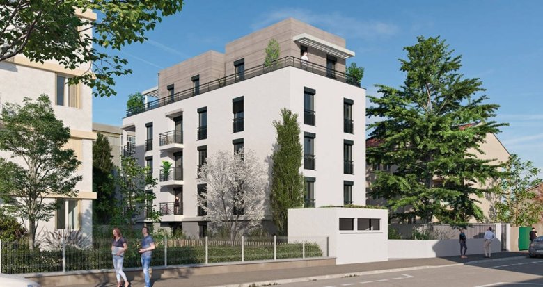 Achat / Vente appartement neuf Lyon 08 à deux pas du métro D Mermoz Pinel (69008) - Réf. 6256