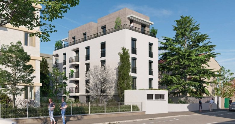 Achat / Vente appartement neuf Lyon 08 à deux pas du métro D Mermoz Pinel (69008) - Réf. 6256