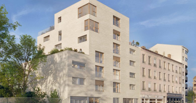 Achat / Vente appartement neuf Lyon 3 quartier Lacassagne au pied du tramway T3 (69003) - Réf. 7357