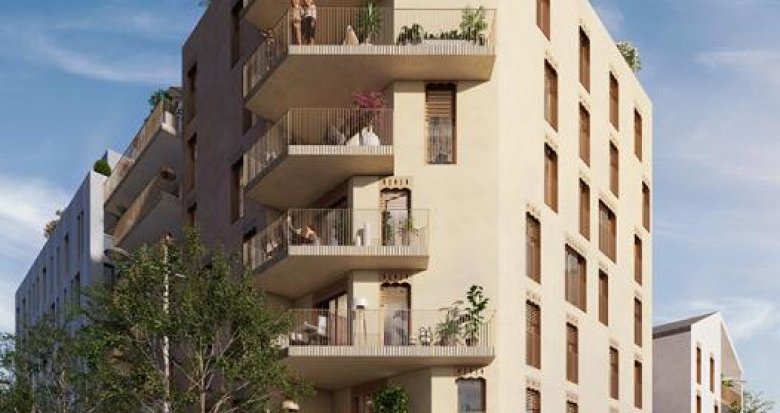 Achat / Vente appartement neuf Lyon 6 Bellecombe proche tramways T1, T4 et métro B (69006) - Réf. 8387
