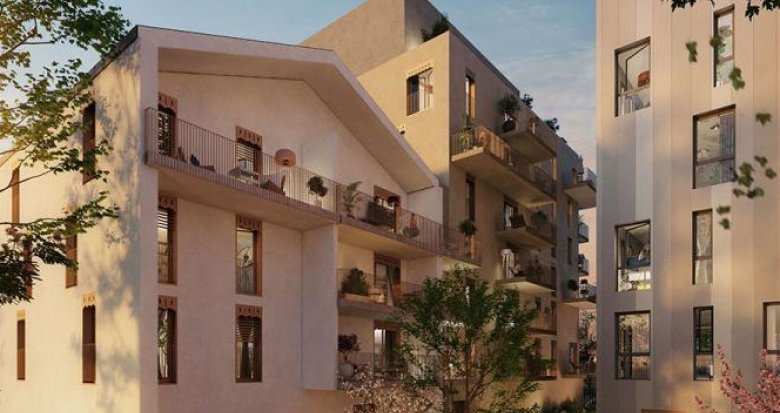 Achat / Vente appartement neuf Lyon 6 Bellecombe proche tramways T1, T4 et métro B (69006) - Réf. 8387
