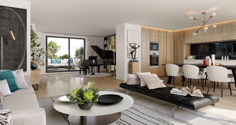 Achat / Vente appartement neuf Lyon 8ème à 300 mètres du métro D (69008) - Réf. 13109