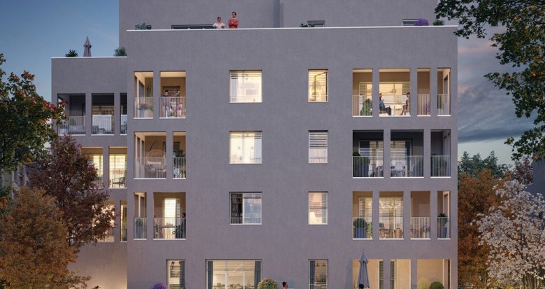 Achat / Vente appartement neuf Lyon quartier Montchat à 4 minutes du métro D (69003) - Réf. 7145