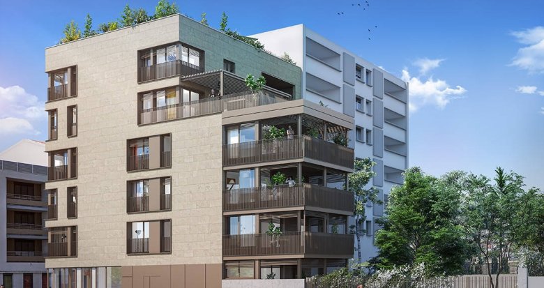 Achat / Vente appartement neuf Lyon quartier Montchat proche commodités (69003) - Réf. 7024