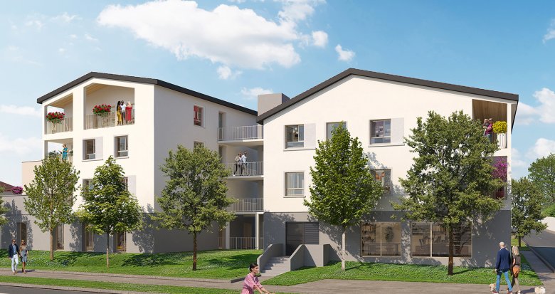 Achat / Vente appartement neuf Neuville-sur-Saône à 11 minutes en train de la Part-Dieu (69250) - Réf. 12764