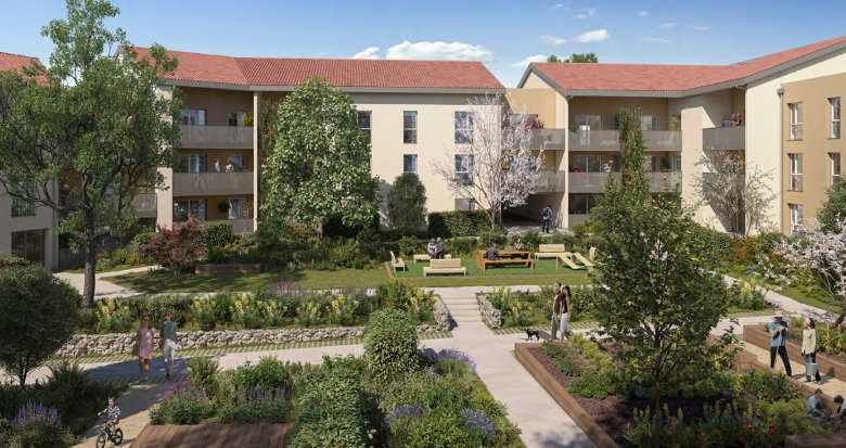 Achat / Vente appartement neuf Rillieux-la-Pape centre à 2 km de la gare de Sathonay-Rillieux (69140) - Réf. 13805