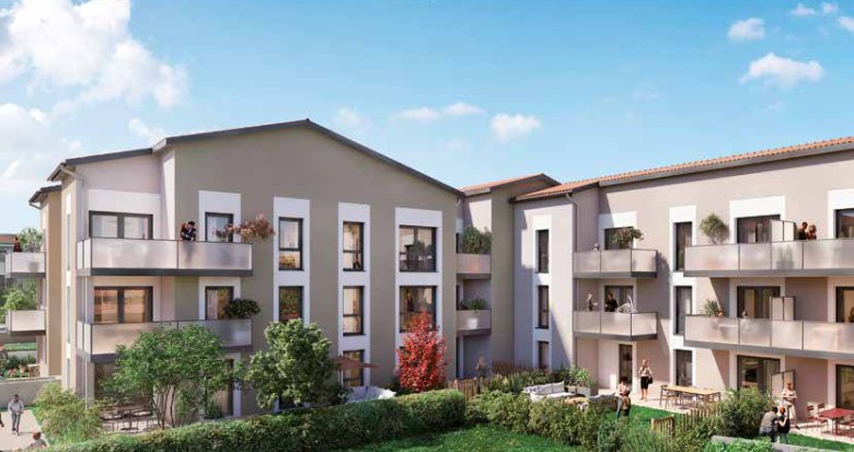 Achat / Vente appartement neuf Saint-Bonnet-de-Mure à 16 min en voiture de la gare de St-Priest (69720) - Réf. 12434