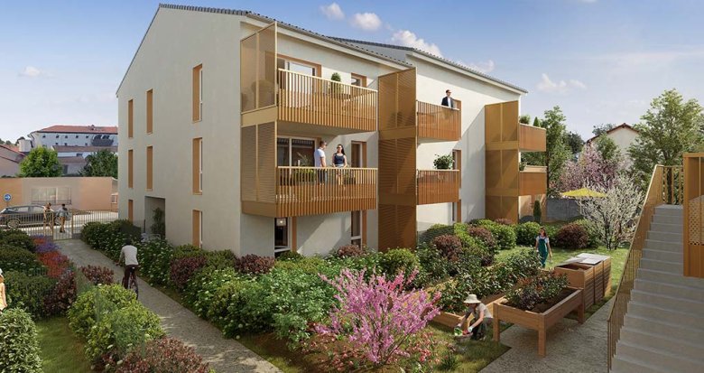 Achat / Vente appartement neuf Saint-Bonnet-de-Mure proche place de l’Ancienne Mairie (69720) - Réf. 8454