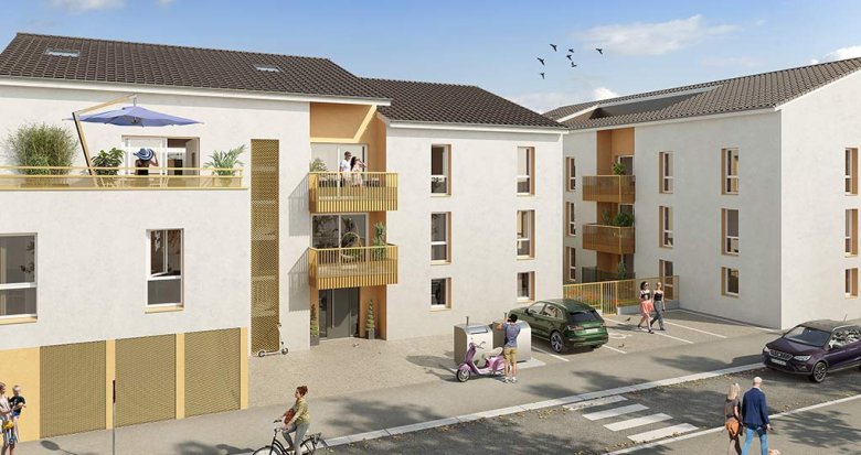 Achat / Vente appartement neuf Saint-Bonnet-de-Mure proche place de l’Ancienne Mairie (69720) - Réf. 8454