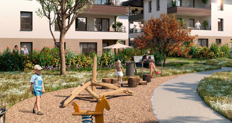 Achat / Vente appartement neuf Saint-Pierre-de-Chandieu à 500m du coeur de ville (69780) - Réf. 6895