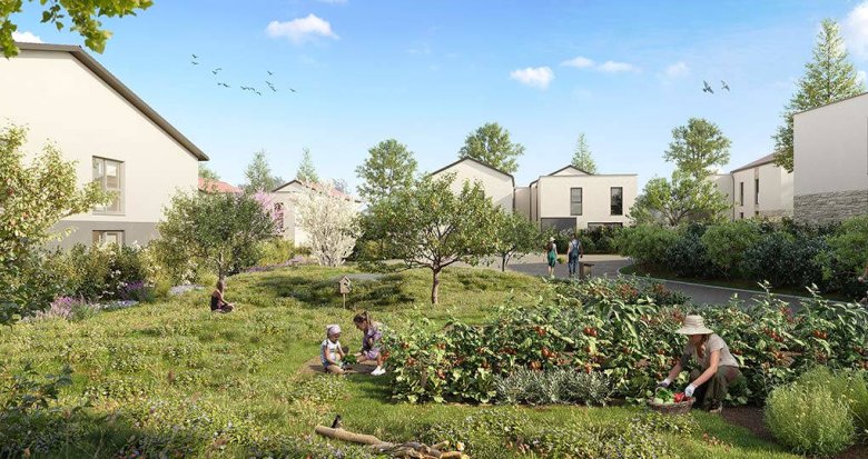 Achat / Vente appartement neuf Sourcieux-les-Mines, charmant village à 25 km de Lyon (69210) - Réf. 8411