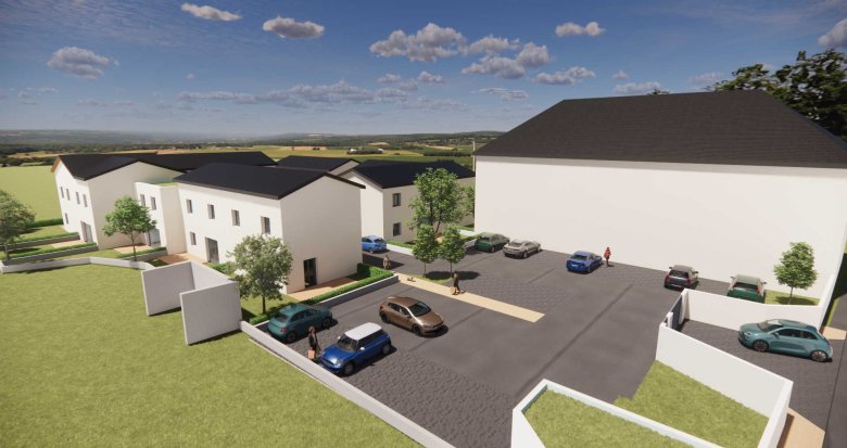 Achat / Vente appartement neuf Taponas à 600m du centre de Belleville-en-Beaujolais (69220) - Réf. 8245