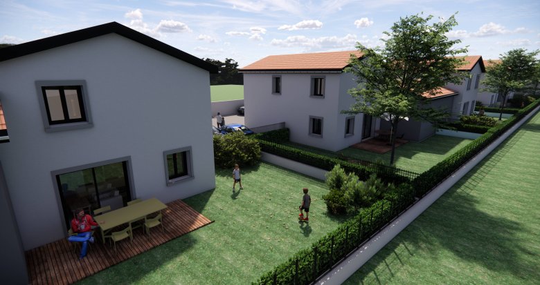Achat / Vente appartement neuf Ternay maisons neuves à 1km du centre (69360) - Réf. 12438