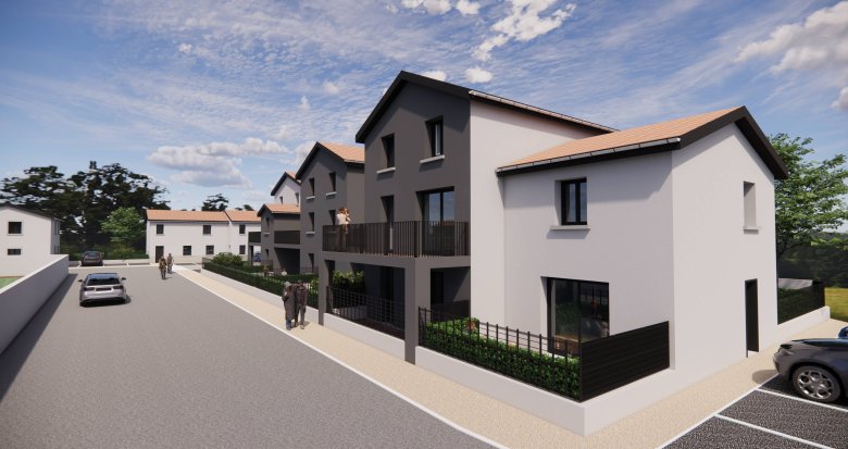 Achat / Vente appartement neuf Ternay maisons neuves à 1km du centre (69360) - Réf. 12438