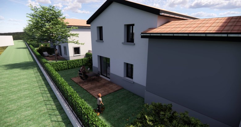 Achat / Vente appartement neuf Ternay maisons neuves à 1km du centre (69360) - Réf. 12438