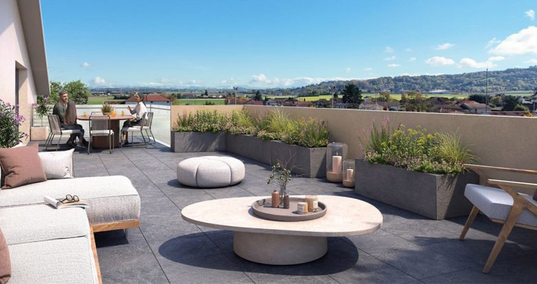 Achat / Vente appartement neuf Toussieu à 200 m de la mairie (69780) - Réf. 13589