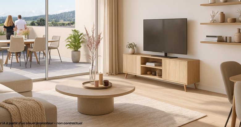 Achat / Vente appartement neuf Toussieu à 200 m de la mairie (69780) - Réf. 13589