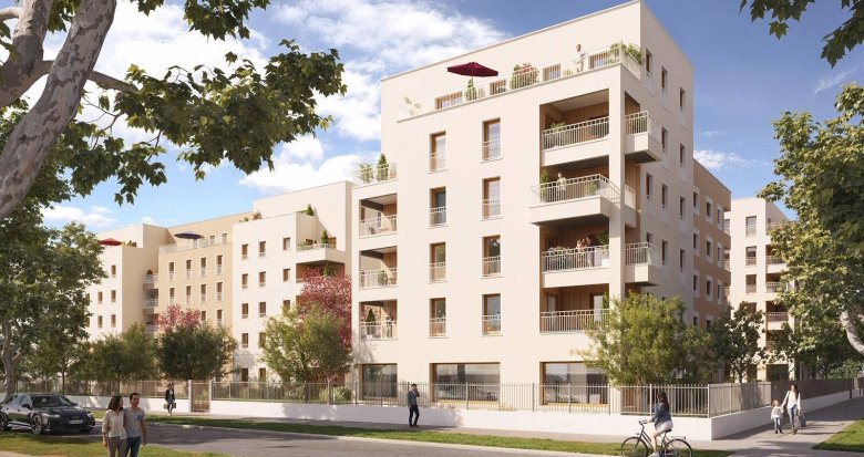Achat / Vente appartement neuf Vaulx-en-Velin proche métro A et centre commercial (69120) - Réf. 12404