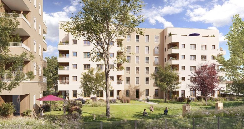 Achat / Vente appartement neuf Vaulx-en-Velin proche métro A et centre commercial (69120) - Réf. 12404