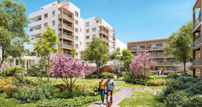 Achat / Vente appartement neuf Vaulx-en-Velin à deux pas du futur tramway T9 (69120) - Réf. 10855
