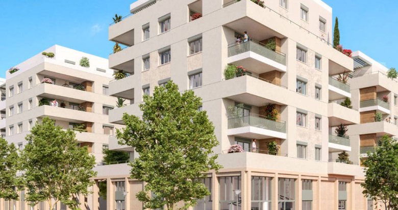 Achat / Vente appartement neuf Vaulx-en-Velin à deux pas du futur tramway T9 (69120) - Réf. 10855