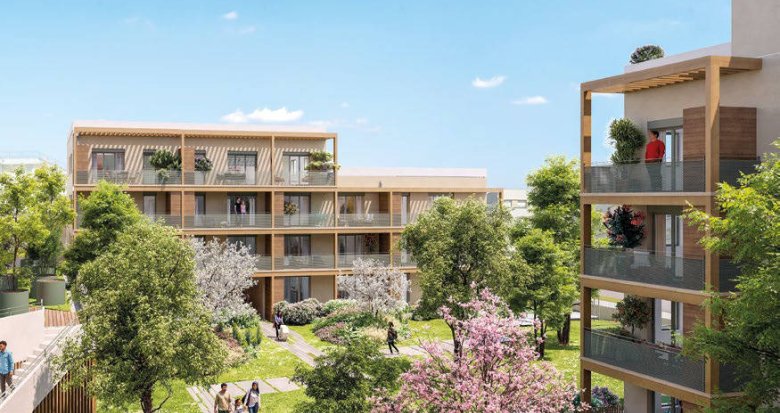 Achat / Vente appartement neuf Vaulx-en-Velin à deux pas du futur tramway T9 (69120) - Réf. 10855