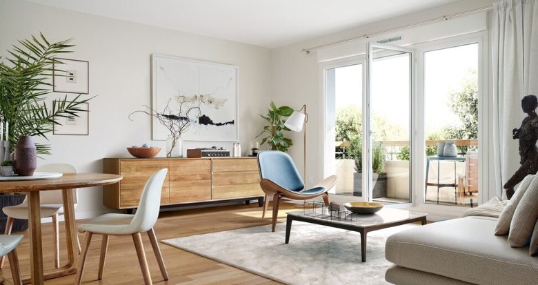 Achat / Vente appartement neuf Vaulx-en-Velin quartier la Soie à 15 min à pied du métro A (69120) - Réf. 9501