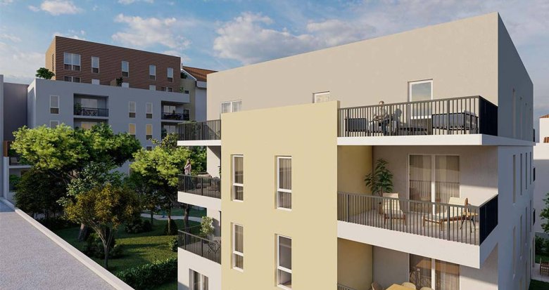 Achat / Vente appartement neuf Vénissieux à 200m du tramway T6 (69200) - Réf. 6870