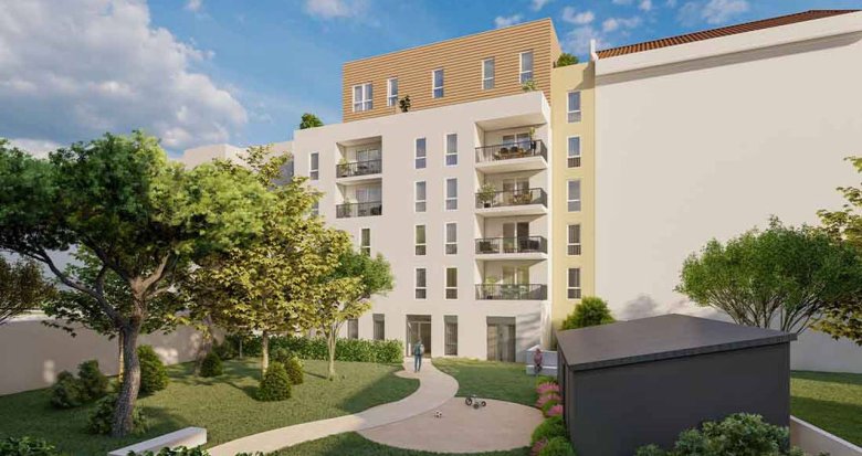 Achat / Vente appartement neuf Vénissieux à 200m du tramway T6 (69200) - Réf. 6870